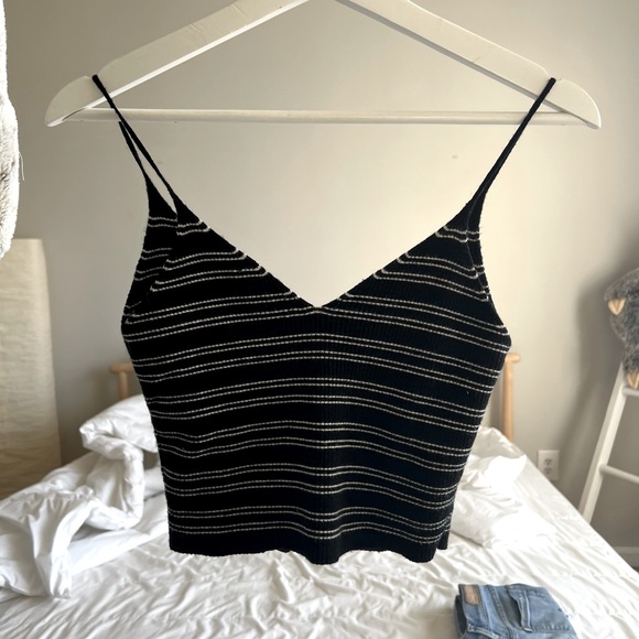 Kylie & Kendall Striped Spaghetti Tank - Picture 2 of 2